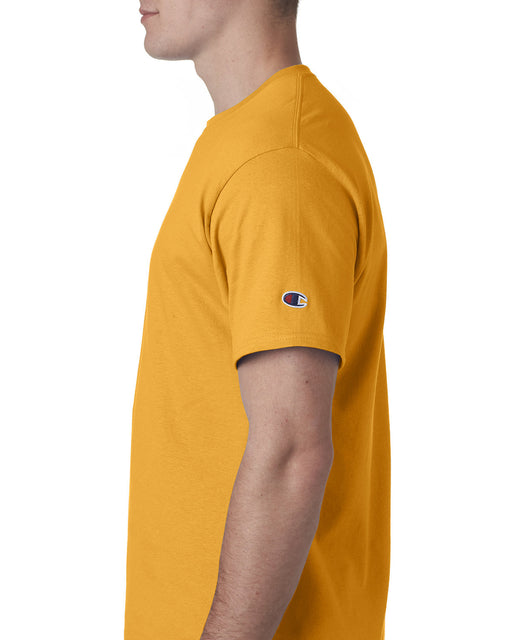 Right view of the Champion Adult 6 oz. Short-Sleeve T-Shirt