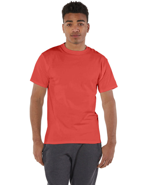 Front and Primary view of the Champion Adult 6 oz. Short-Sleeve T-Shirt