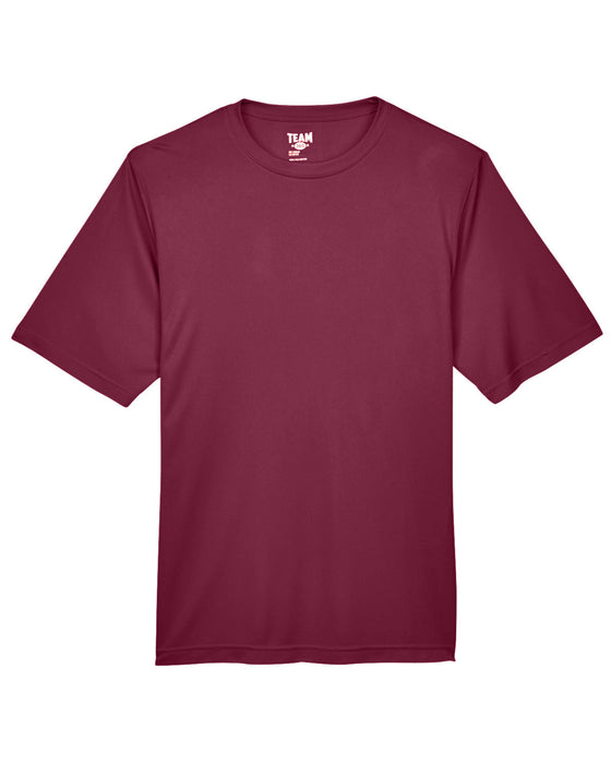 Front and Blank view of the Men's Zone Performance T-Shirt