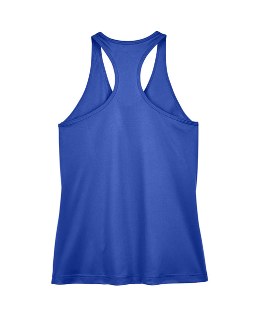 Rear and Blank view of the Ladies' Zone Performance Racerback Tank