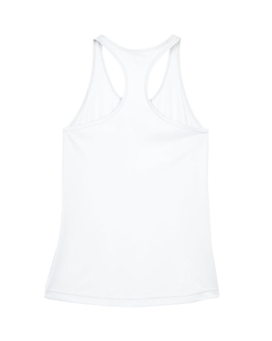 Rear and Blank view of the Ladies' Zone Performance Racerback Tank