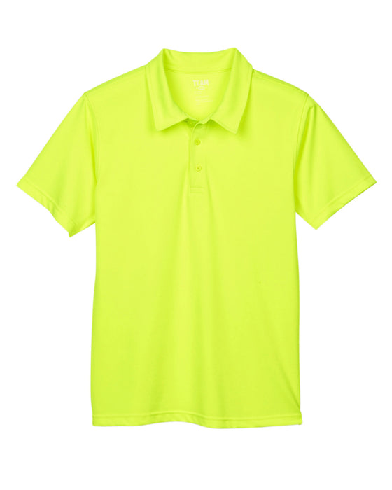 Front and Blank view of the Men's Command Snag Protection Polo