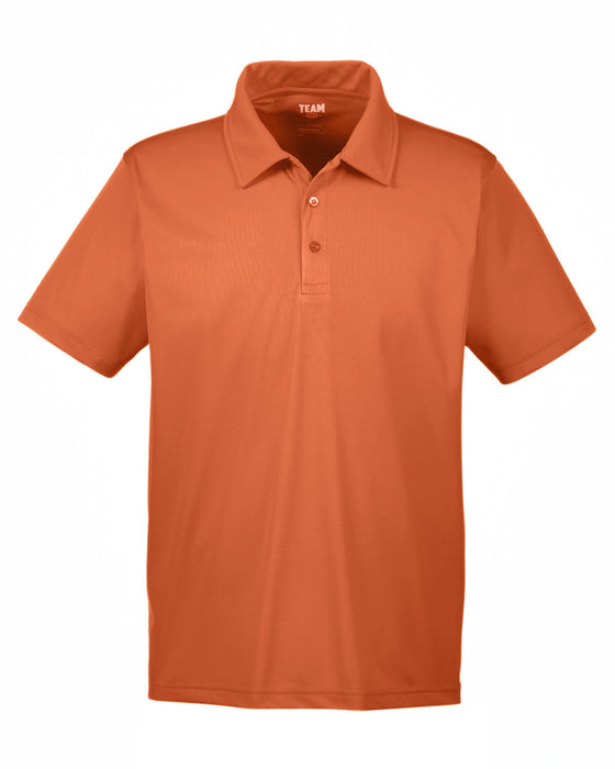 Front and Blank view of the Men's Command Snag Protection Polo