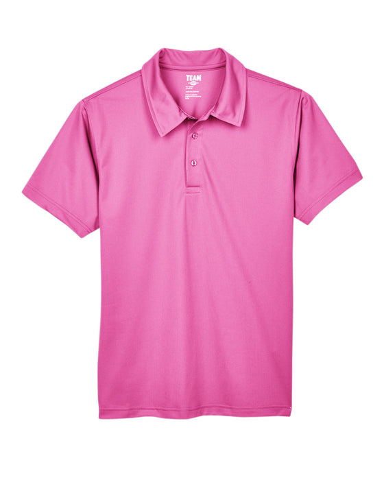 Front and Blank view of the Men's Command Snag Protection Polo