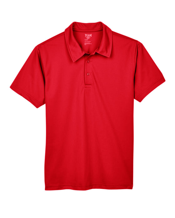 Front and Blank view of the Men's Command Snag Protection Polo