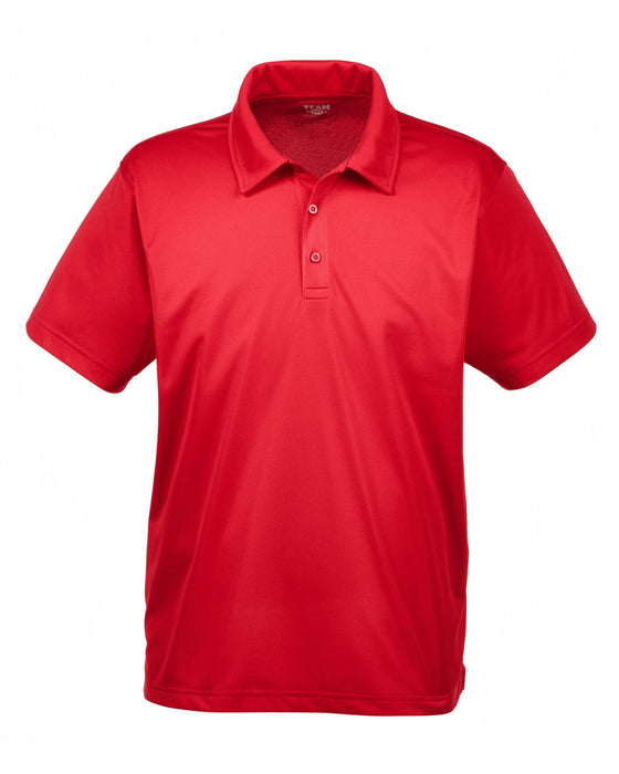 Front and Blank view of the Men's Command Snag Protection Polo