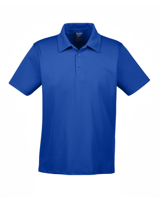 Front and Blank view of the Men's Command Snag Protection Polo