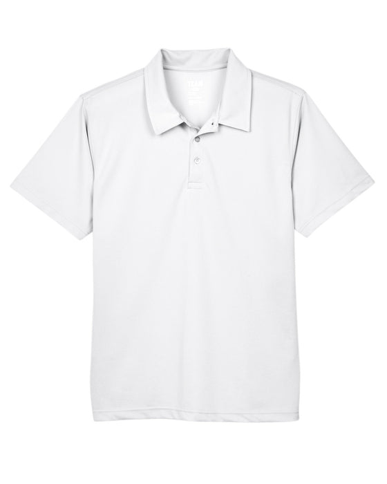 Front and Blank view of the Men's Command Snag Protection Polo