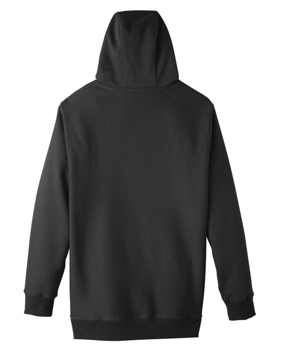 Rear and Blank view of the Adult Zone HydroSport™ Heavyweight Pullover Hooded Sweatshirt