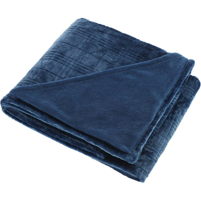 Front and Decorated view of the Luxury Comfort Flannel Fleece Blanket