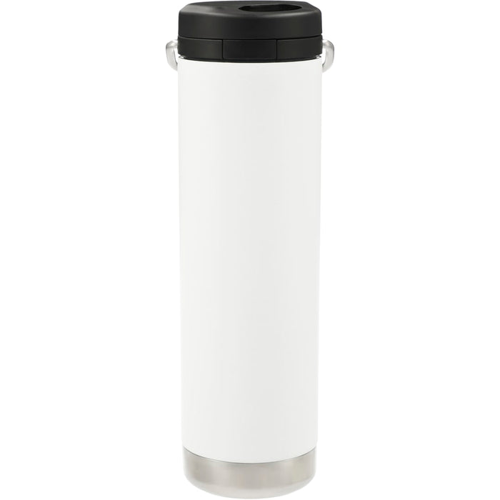 Back and Decorated view of the Klean Kanteen Eco TKWide 20oz- Twist cap