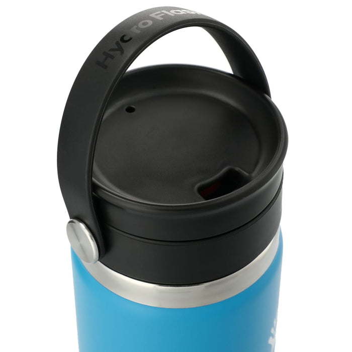 Front and Decorated view of the Hydro Flask&#174; Wide Mouth With Flex Sip™ Lid 20oz