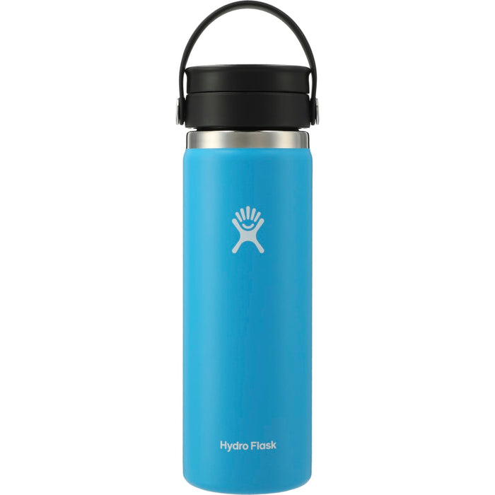 Back and Decorated view of the Hydro Flask&#174; Wide Mouth With Flex Sip™ Lid 20oz