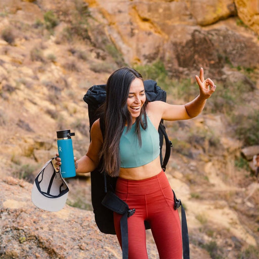 Front and Decorated view of the Hydro Flask&#174; Wide Mouth With Flex Sip™ Lid 20oz