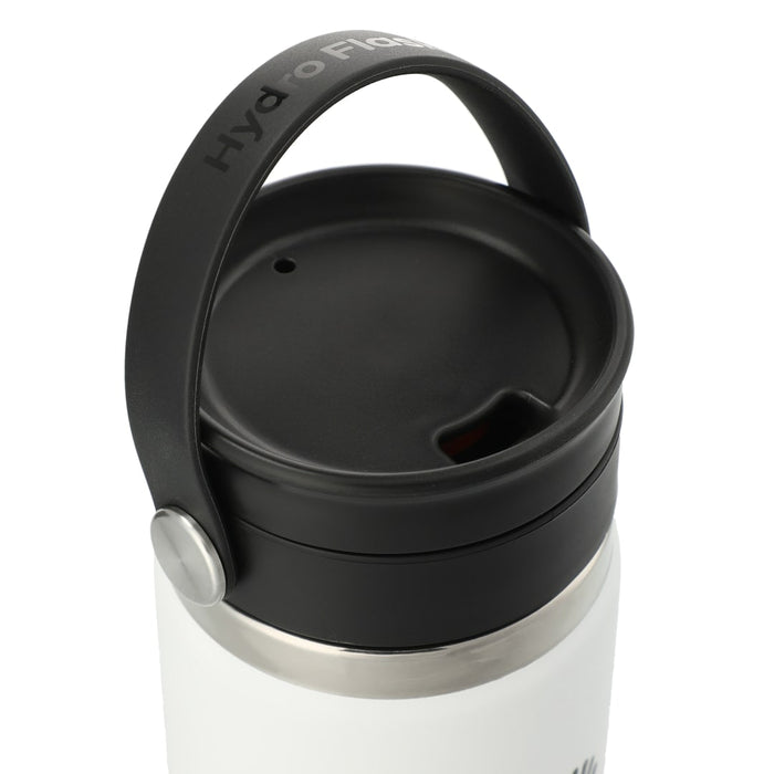 Front and Decorated view of the Hydro Flask&#174; Wide Mouth With Flex Sip™ Lid 20oz