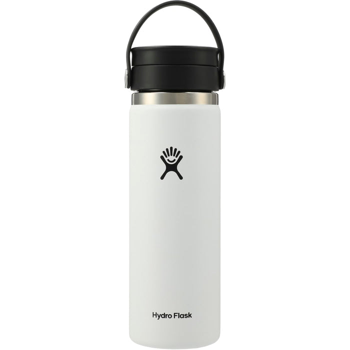 Back and Decorated view of the Hydro Flask&#174; Wide Mouth With Flex Sip™ Lid 20oz