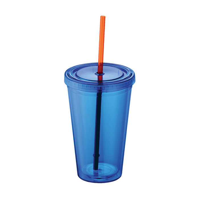 Front and Decorated view of the Sedici Tumbler 16oz
