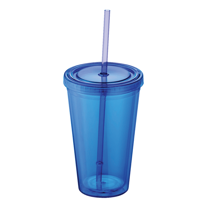 Front and Decorated view of the Sedici Tumbler 16oz