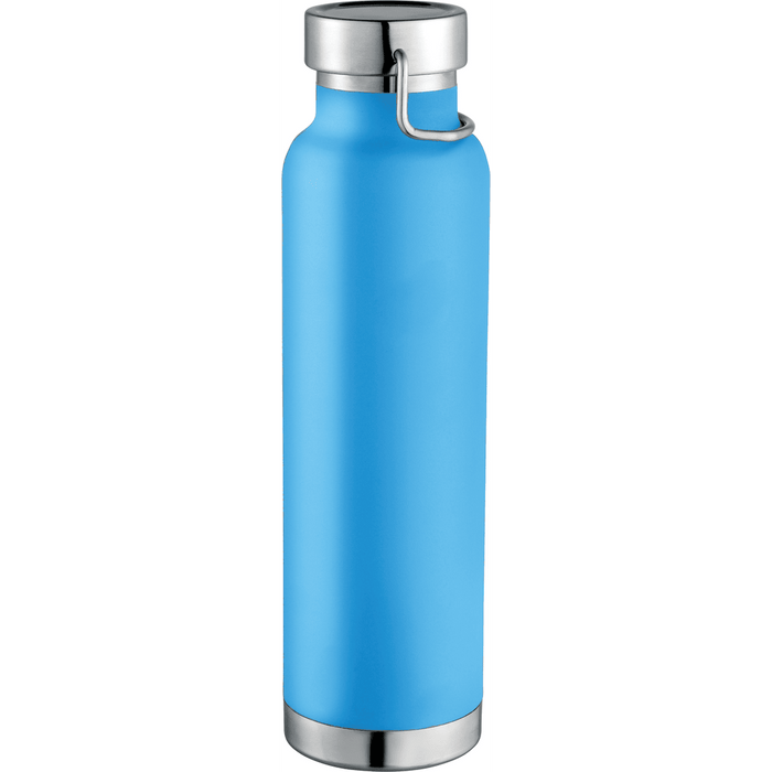 Front and Decorated view of the Thor Copper Vacuum Insulated Bottle 22oz