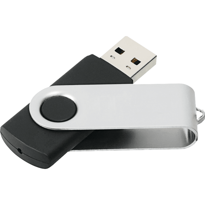 Front and Decorated view of the Rotate Flash Drive 4GB