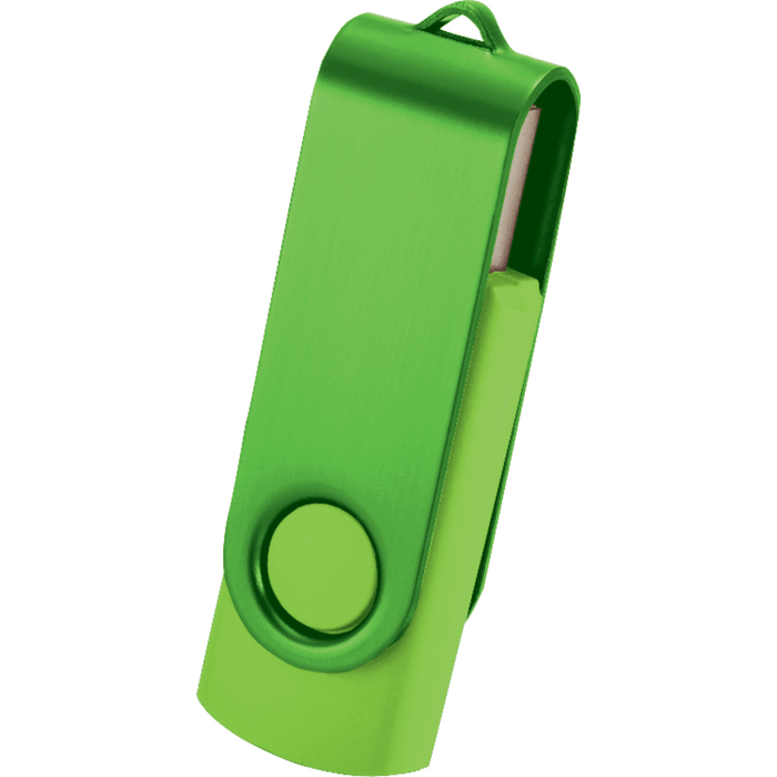 Front and Decorated view of the Rotate 2Tone Flash Drive 4GB