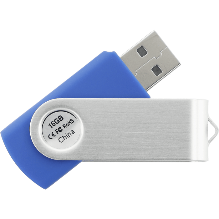Back and Decorated view of the Rotate Flash Drive 16GB