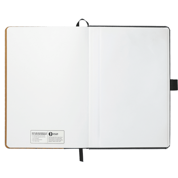 Front view of the FSC Bamboo Bound JournalBook
