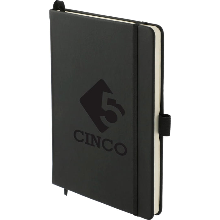 Front and Decorated view of the 5.5&quot; x 8.5&quot; Cactus Leather Bound JournalBook&#174;