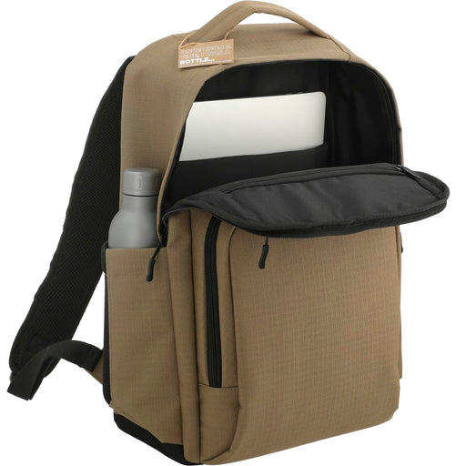 Back view of the NBN Recycled Utility Insulated Backpack