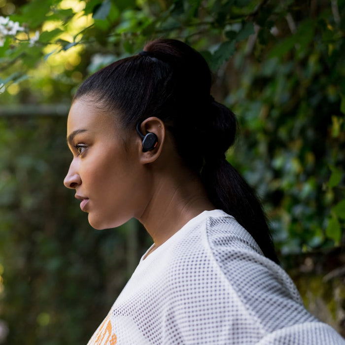 Left-Side view of the Skullcandy Push Active True Wireless Sport Earbuds