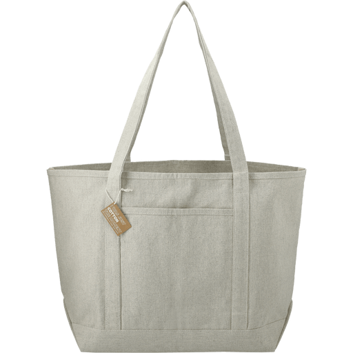 Front view of the Repose 10oz Recycled Cotton Boat Tote