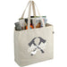Front and Decorated view of the Hemp Cotton Carry-All Tote