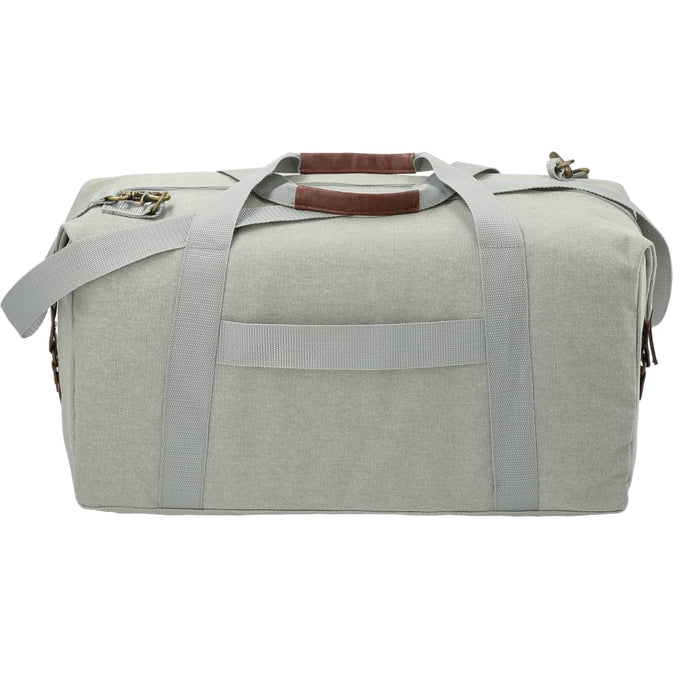 Back and Decorated view of the Field &amp; Co.&#174; Classic 20&quot; Duffel Bag