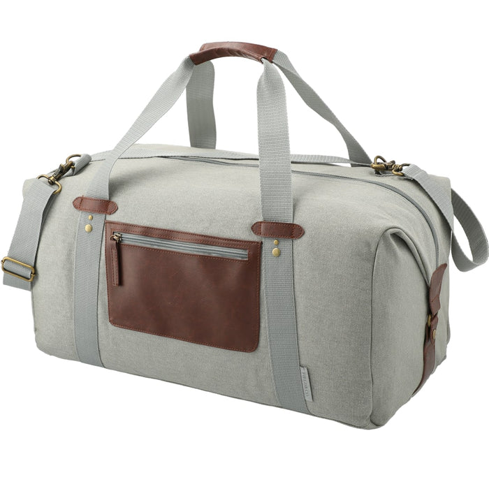 Back and Decorated view of the Field &amp; Co.&#174; Classic 20&quot; Duffel Bag