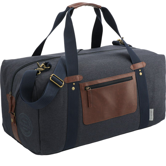 Front and Decorated view of the Field &amp; Co.&#174; Classic 20&quot; Duffel Bag