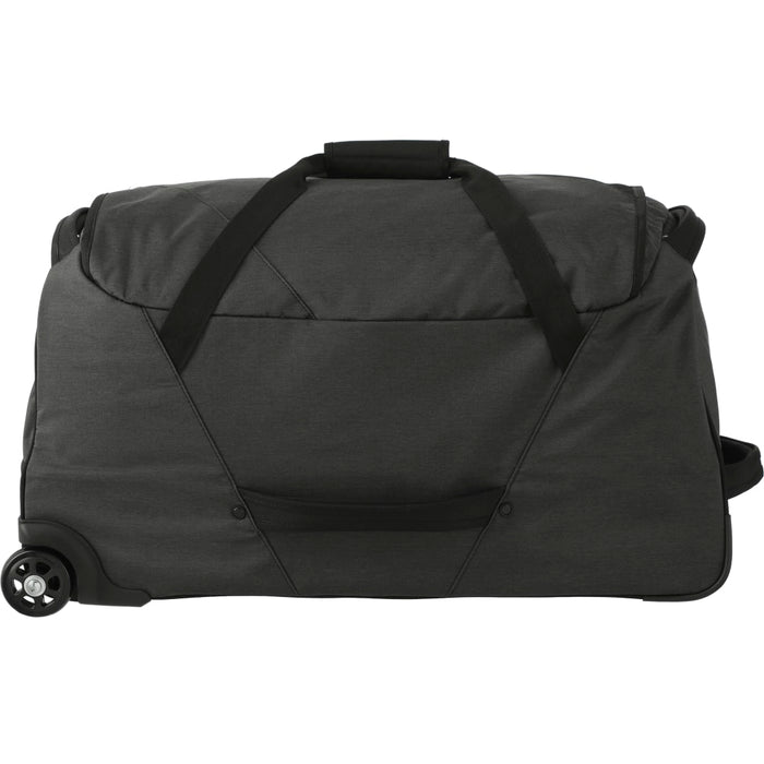 Back view of the High Sierra Forester RPET 28&quot; Wheeled Duffel