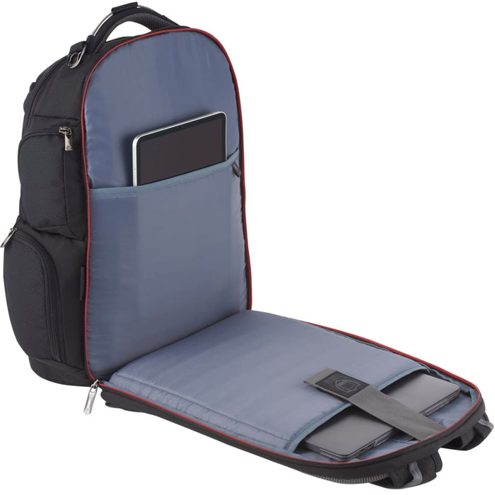 Front view of the Wenger Odyssey TSA Recycled 17&quot; Computer Backpack