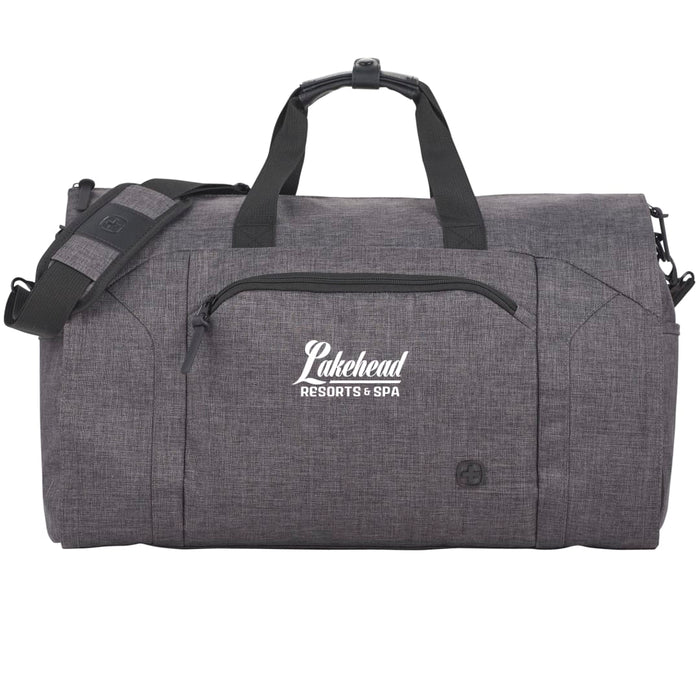 Front and Part Default Image view of the Wenger Getaway 20&quot; RPET Garment Duffel