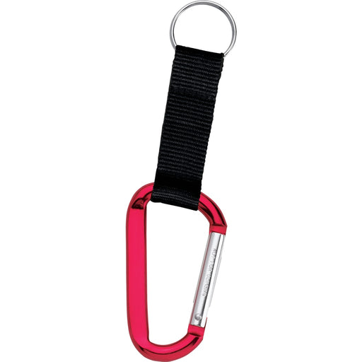 Front and Decorated view of the Large Carabiner Key Ring
