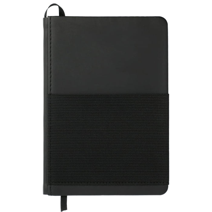 Front view of the 5&quot; x 7&quot; Elastic Phone Pocket Notebook