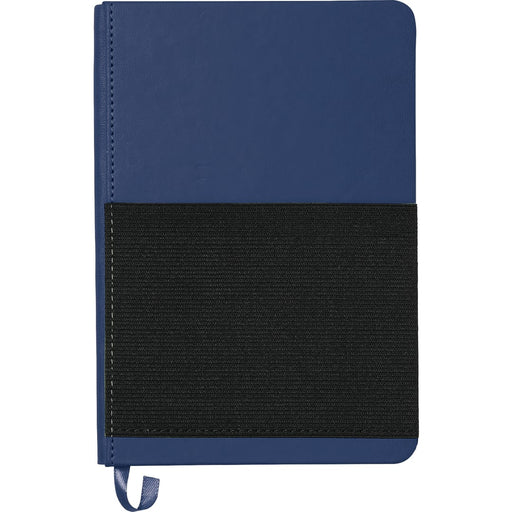 Front and Decorated view of the 5&quot; x 7&quot; Elastic Phone Pocket Notebook