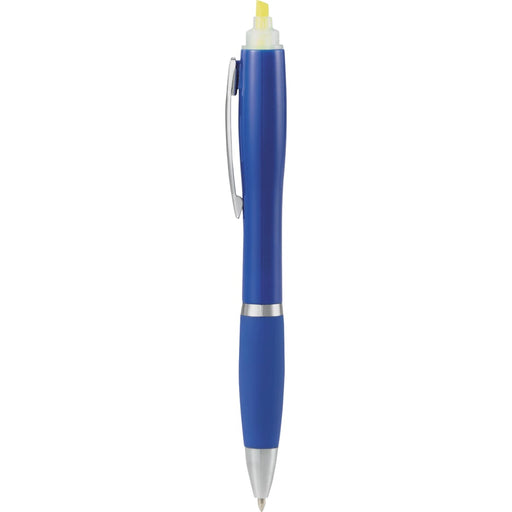 Front and Decorated view of the Nash Ballpoint Pen-Highlighter
