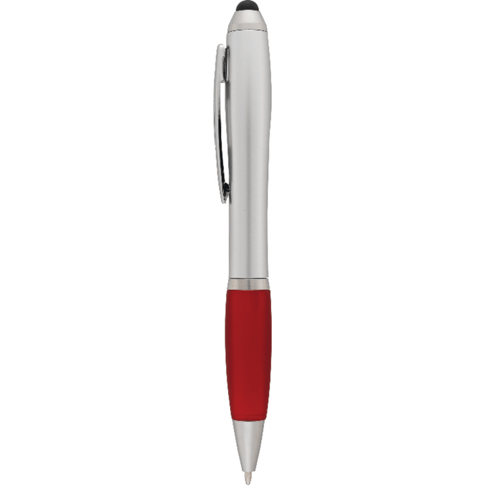 Front and Decorated view of the Nash Ballpoint Pen-Stylus