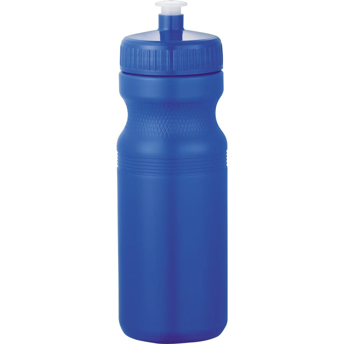 Front and Decorated view of the Easy Squeezy Spirit 24oz Sports Bottle