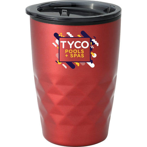 Front and Decorated view of the Kappa 12oz Tumbler