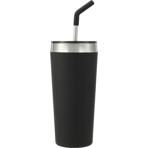 Back view of the Faye 20oz Vacuum Tumbler w/ SS Straw