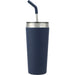Front and Decorated view of the Faye 20oz Vacuum Tumbler w/ SS Straw