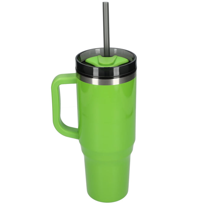 Front and Part Default Image view of the Thor 40oz Eco-Friendly Straw Tumbler
