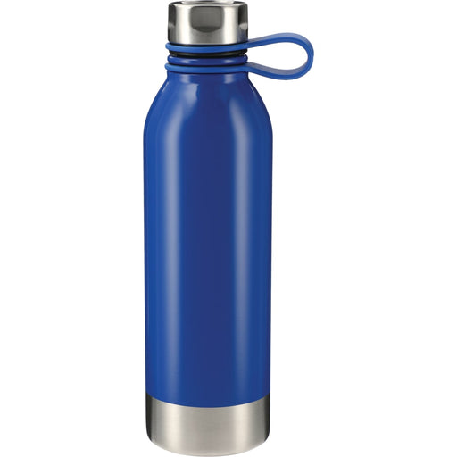 Front and Decorated view of the Perth 25oz Stainless Sports Bottle