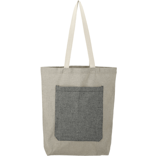 Front view of the Recycled Cotton Pocket Tote